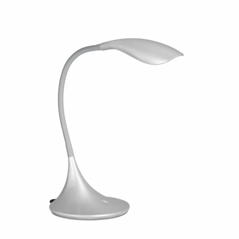 Luminaires Fischer & Honsel Lampe de table Fischer & Honsel Nil LED Argenté, 1 lumière* Éclairage Led