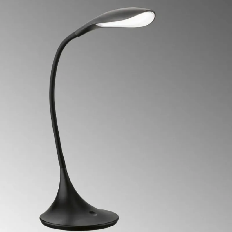 Luminaires Fischer & Honsel Lampe de table Fischer-Honsel Nil LED Noir, 1 lumière* Éclairage Led