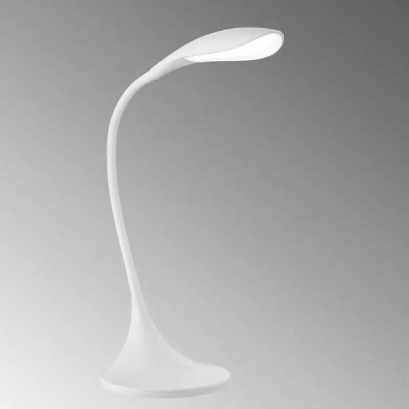 Luminaires Fischer & Honsel Lampe de table Fischer-Honsel Nil LED Blanc, 1 lumière* Éclairage Led