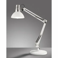 Luminaires Fischer & Honsel Lampe de table Fischer-Honsel Pit Blanc, 1 lumière* Lampes À Poser