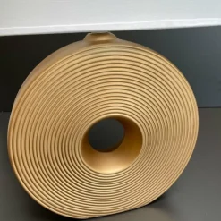 Lampes En Tissu-Luminaires Fischer & Honsel Lampe de table Fischer-Honsel Eye Or, 1 lumière