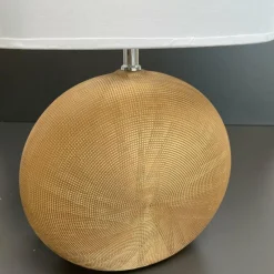 Lampes En Tissu-Luminaires Fischer & Honsel Lampe de table Fischer-Honsel Foro Or, 1 lumière