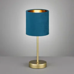 Lampes En Tissu-Luminaires Fischer & Honsel Lampe de table Fischer-Honsel Aura Or, 1 lumière