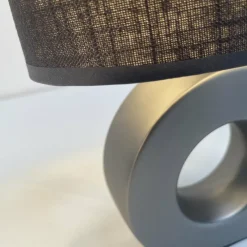 Lampes En Tissu-Luminaires Fischer & Honsel Lampe de table Fischer-Honsel Ponti Argenté, 1 lumière