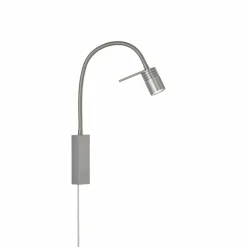 Luminaires Fischer & Honsel Lampe de table Fischer-Honsel River LED Nickel mat, 1 lumière* Éclairage Led