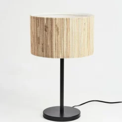 Luminaires Scandinaves-hofstein Lampe de table Fleuriot Noir, 1 lumière