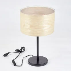 Luminaires Scandinaves-hofstein Lampe de table Fleuriot Noir, 1 lumière