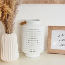 Luminaires Scandinaves-hofstein Lampe de table Forrnes Beige, Blanc, 1 lumière