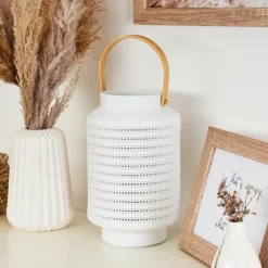 Luminaires Scandinaves-hofstein Lampe de table Forrnes Beige, Blanc, 1 lumière