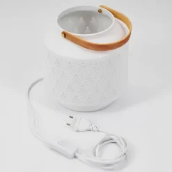 Luminaires Scandinaves-hofstein Lampe de table Forrnes Beige, Blanc, 1 lumière