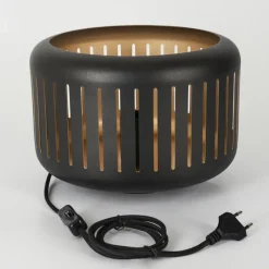 hofstein Lampe de table Fournie Noir, 1 lumière* Lampes À Poser