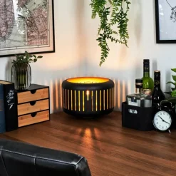 hofstein Lampe de table Fournie Noir, 1 lumière* Lampes À Poser