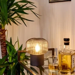 hofstein Lampe de table Gallo Noir, 1 lumière