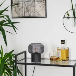 hofstein Lampe de table Gallo Noir, 1 lumière