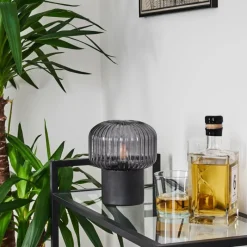 hofstein Lampe de table Gallo Noir, 1 lumière