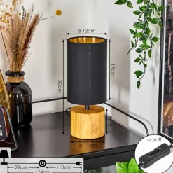 Lampes En Tissu-hofstein Lampe de table Geneva Écru, 1 lumière