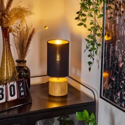 Lampes En Tissu-hofstein Lampe de table Geneva Écru, 1 lumière