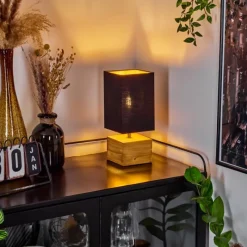 Lampes En Tissu-hofstein Lampe de table Geneva Écru, 1 lumière