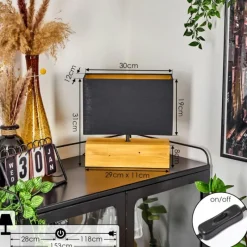 Lampes En Tissu-hofstein Lampe de table Geneva Écru, 1 lumière