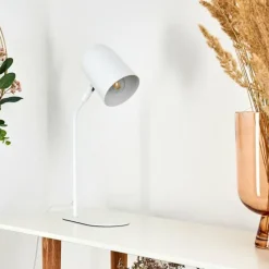 hofstein Lampe de table Gilsbro Blanc, 1 lumière* Lampes À Poser