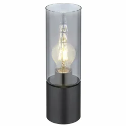 Suspension Verre Fumé-Luminaires Globo Lighting Lampe de table Globo ANNIKA Noir, 1 lumière