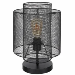 Luminaires Globo Lighting Lampe de table Globo AUGUSTIN Noir, 1 lumière* Lampes À Poser