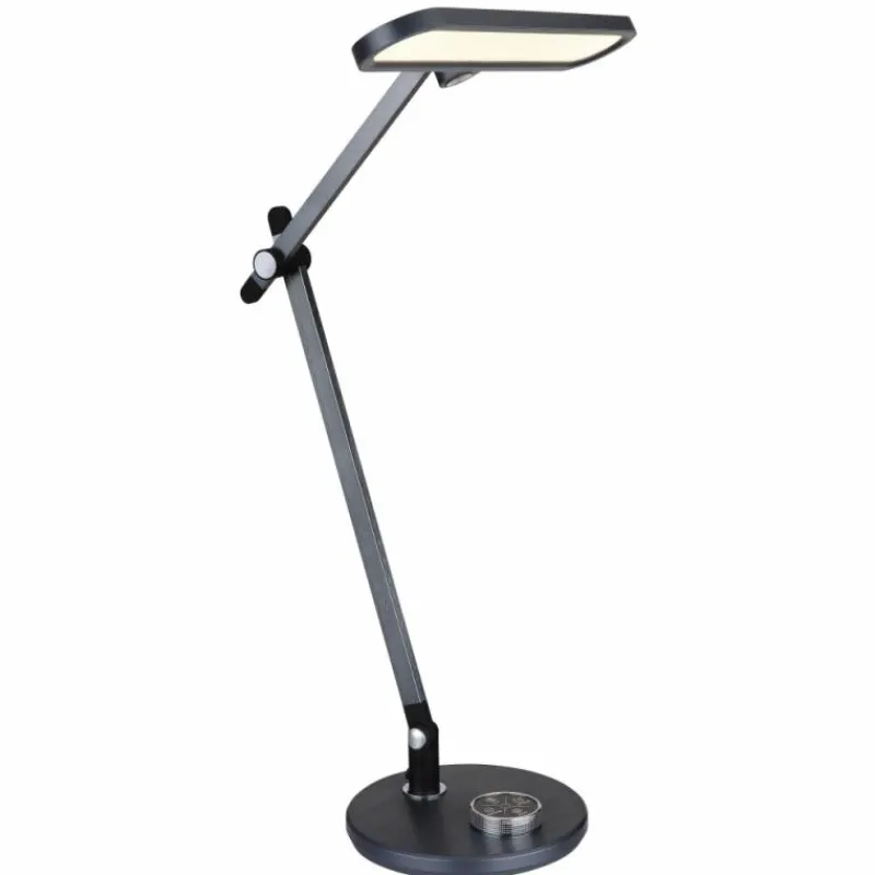 Luminaires Globo Lighting Lampe de table Globo BERLETTA LED Gris, Blanc, 1 lumière* Éclairage Led