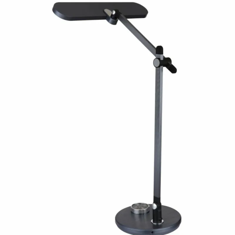 Luminaires Globo Lighting Lampe de table Globo BERLETTA LED Gris, Blanc, 1 lumière* Éclairage Led