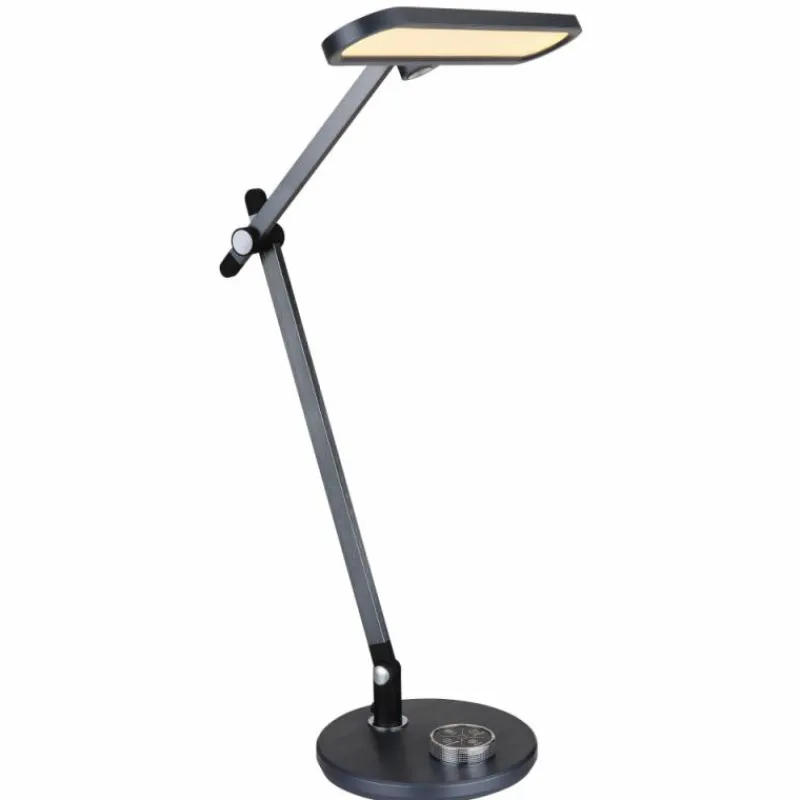 Luminaires Globo Lighting Lampe de table Globo BERLETTA LED Gris, Blanc, 1 lumière* Éclairage Led