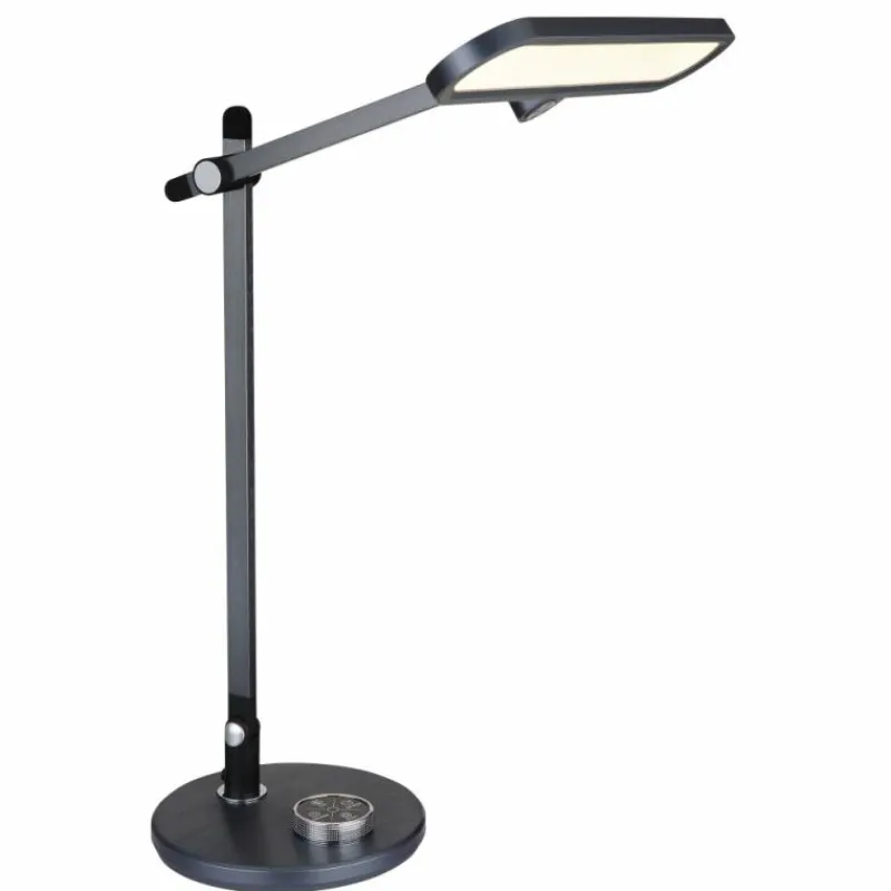 Luminaires Globo Lighting Lampe de table Globo BERLETTA LED Gris, Blanc, 1 lumière* Éclairage Led