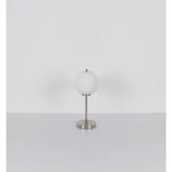 Luminaires Globo Lighting Lampe de table Globo BLACKY Nickel mat, 1 lumière
