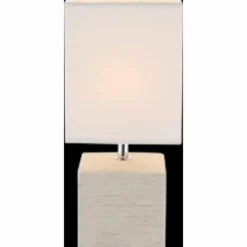 Lampes En Tissu-Luminaires Globo Lighting Lampe de table Globo Brun, 1 lumière