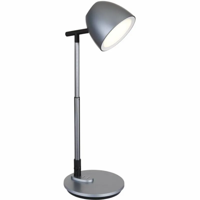 Luminaires Globo Lighting Lampe de table Globo CASALA LED Gris, Blanc, 1 lumière* Lampes À Poser