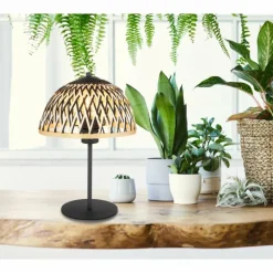 Luminaires Globo Lighting Lampe de table Globo COLLY Noir, 1 lumière* Lampes À Poser