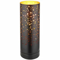 Lampes Dorées-Luminaires Globo Lighting Lampe de table Globo CROCKY Noir, 1 lumière