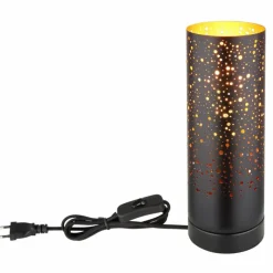 Lampes Dorées-Luminaires Globo Lighting Lampe de table Globo CROCKY Noir, 1 lumière