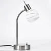 Luminaires Globo Lighting Lampe de table Globo ELLIOTT Nickel mat, 1 lumière