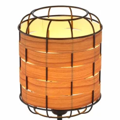 Style Boho-Chic-Luminaires Globo Lighting Lampe de table Globo ELMAR Noir, 1 lumière