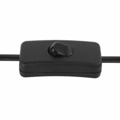 Suspension Verre Fumé-Luminaires Globo Lighting Lampe de table Globo FANNI Noir, 1 lumière