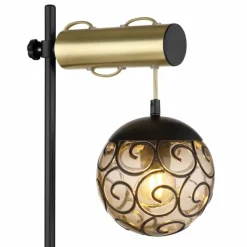 Suspension Verre Fumé-Luminaires Globo Lighting Lampe de table Globo FITZ Noir, 1 lumière