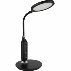 Luminaires Globo Lighting Lampe de table Globo FRUGGY LED Chrome, Noir, 1 lumière* Éclairage Led