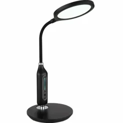 Luminaires Globo Lighting Lampe de table Globo FRUGGY LED Chrome, Noir, 1 lumière* Éclairage Led