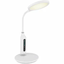 Luminaires Globo Lighting Lampe de table Globo FRUGGY LED Chrome, Blanc, 1 lumière* Éclairage Led