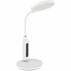 Luminaires Globo Lighting Lampe de table Globo FRUGGY LED Chrome, Blanc, 1 lumière* Éclairage Led