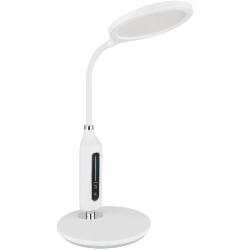 Luminaires Globo Lighting Lampe de table Globo FRUGGY LED Chrome, Blanc, 1 lumière* Éclairage Led
