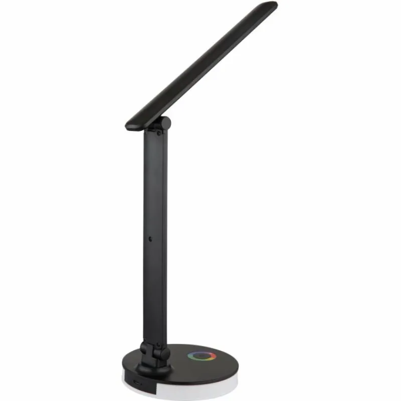 Luminaires Globo Lighting Lampe de table Globo GERALDO LED Noir, 1 lumière, Changeur de couleurs* Éclairage Led