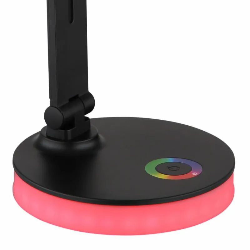 Luminaires Globo Lighting Lampe de table Globo GERALDO LED Noir, 1 lumière, Changeur de couleurs* Éclairage Led