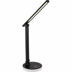 Luminaires Globo Lighting Lampe de table Globo GERALDO LED Noir, 1 lumière, Changeur de couleurs* Éclairage Led