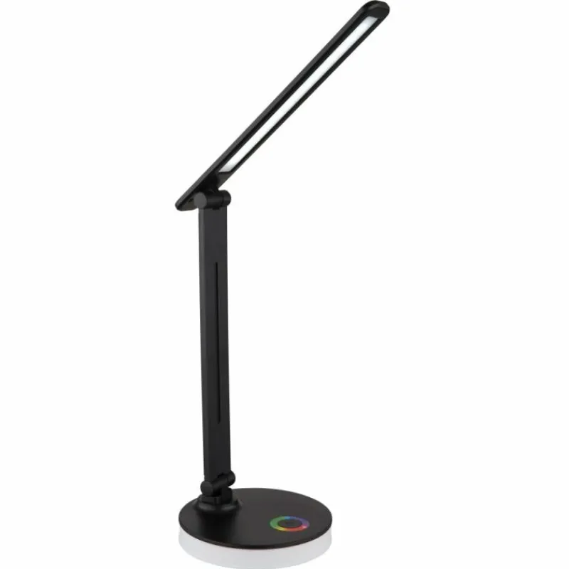Luminaires Globo Lighting Lampe de table Globo GERALDO LED Noir, 1 lumière, Changeur de couleurs* Éclairage Led
