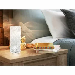 Luminaires Globo Lighting Lampe de table Globo GIXI LED Argenté, Transparent, 1 lumière* Éclairage Led